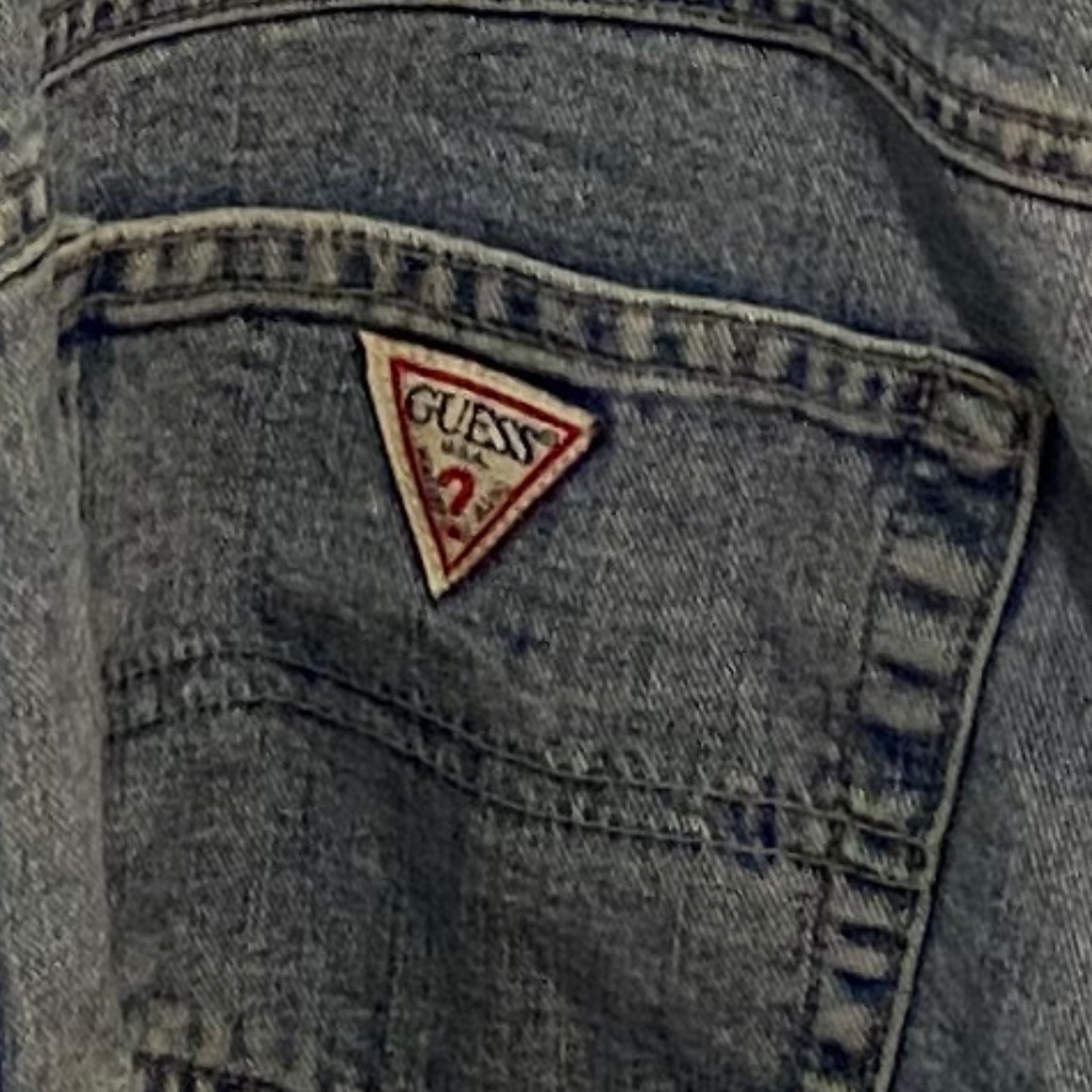 Vintage guess overall shorts